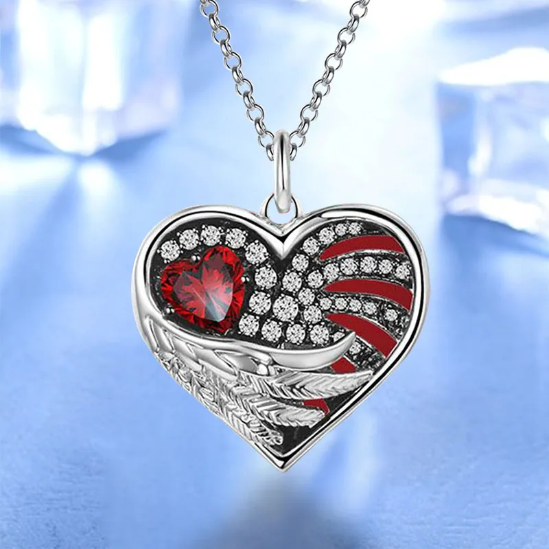 ожерелье винтаж бижутерия цепочка на шею женская Ожерелье в форме сердца модное