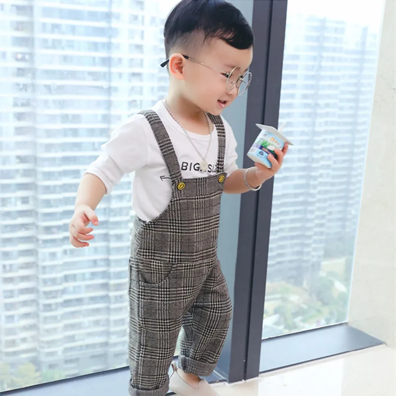 Autumn baby boys girls overalls 2018 new Korean Design cotton kids knitted jumpsuit toddler overalls playsuit baby Soft Pants