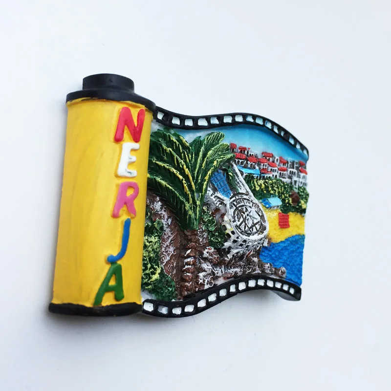 Nerja Spain Madrid Seville Torido Barcelona Fridge Magnet Souvenir Refrigerator Magnets | Дом и сад