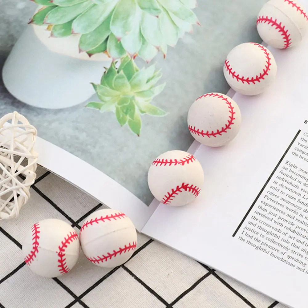

20Pcs Rubber Bouncy Balls Baseball Bounce Balls Jumping Balls for Kids