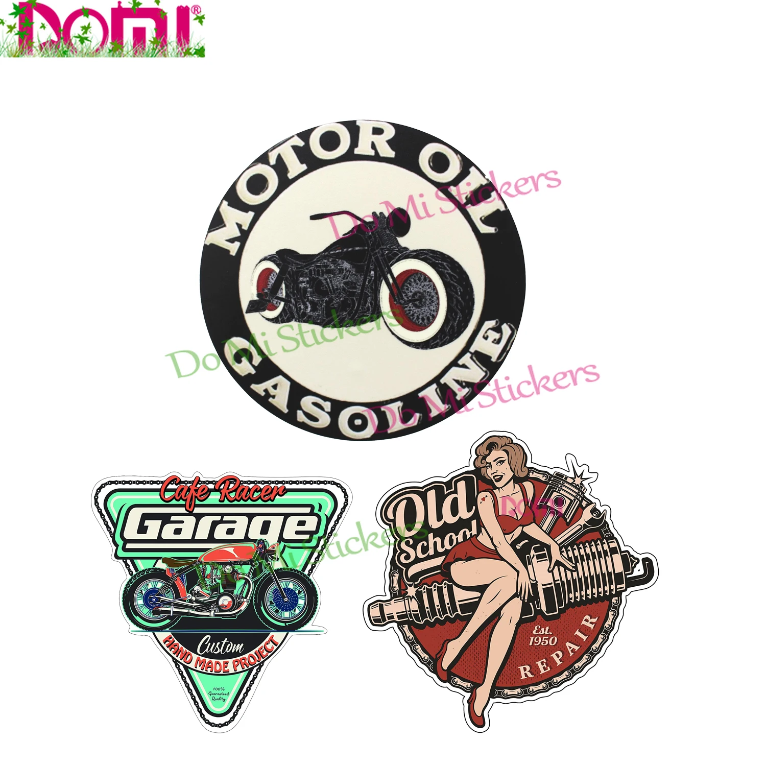 

High Quality Retro Oil Motorcycle Off-road Racing Badge Brand Car Sticker Decal for Auto Racing Laptop Helmet Trunk Vinyl Decal