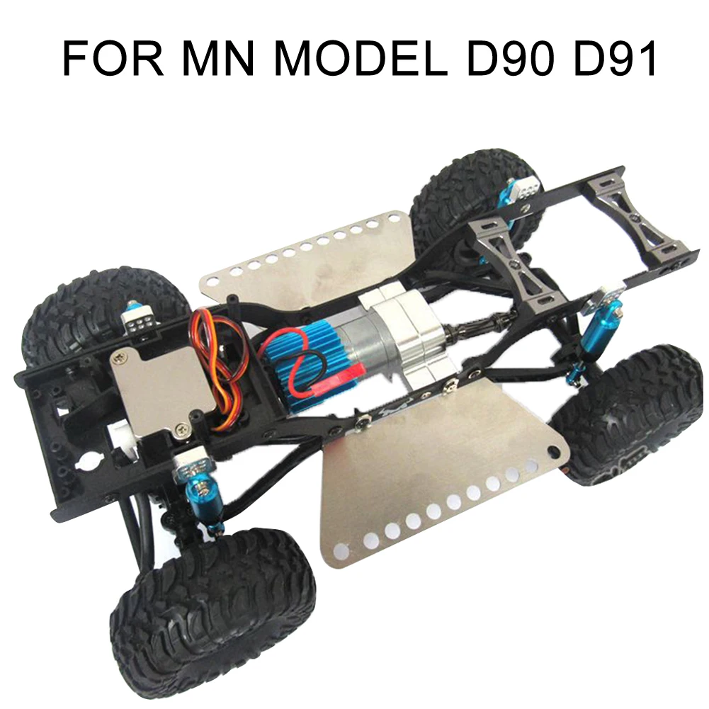 

2pcs Model Toy Styling DIY Side Spare Upgrade Crawler Durable Stainless Steel Replacement Parts RC Car Pedal For MN D90 D91