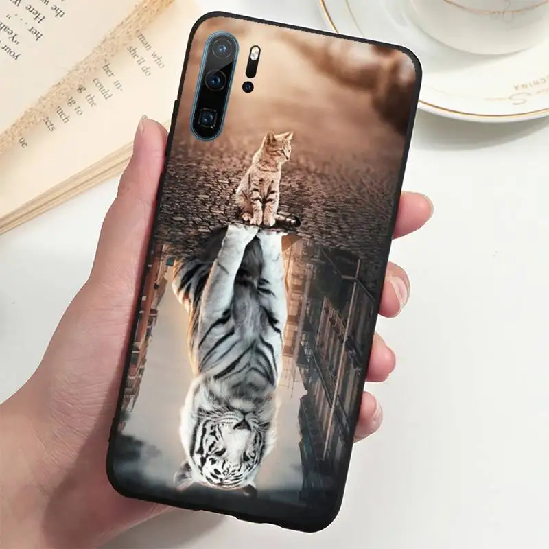 

Cat tiger dog lion Phone Case For Huawei P20 P30 P40 lite Pro P Smart 2019 Mate 10 20 Lite Pro Nova 5t