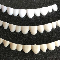 instant smile comfort fit flexible natural shade upper veneer cosmetic teeth for whitening 3 braces and adhesives