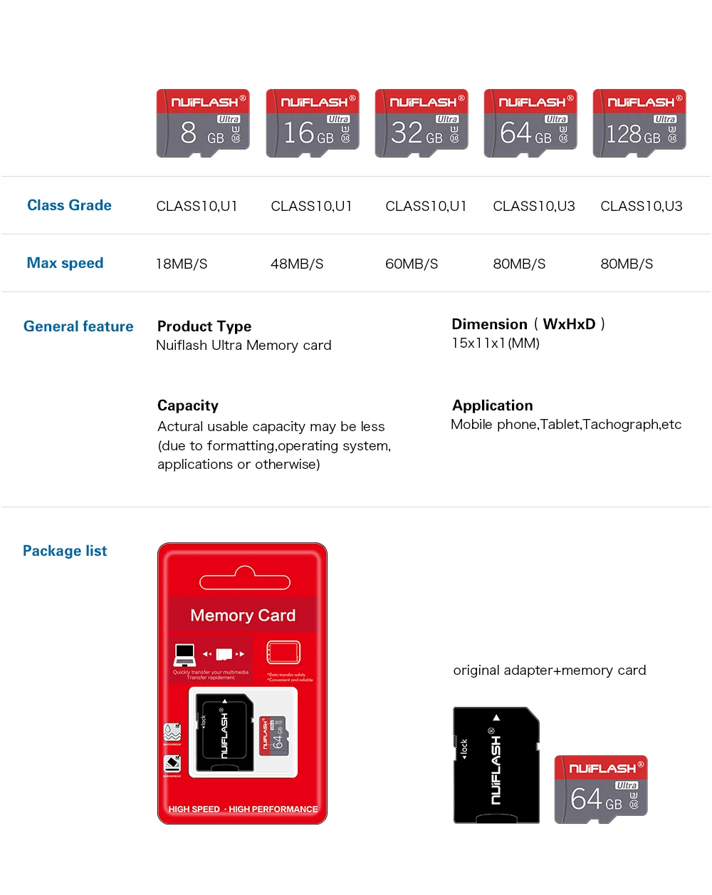 Карта Micro sd класса 10, 128 ГБ, 64 ГБ, 32 ГБ, 16 ГБ, 8 ГБ, TF карта, карта памяти cartao de memoria, 32 ГБ, Microsd flash, usb, мини флеш-накопитель карта