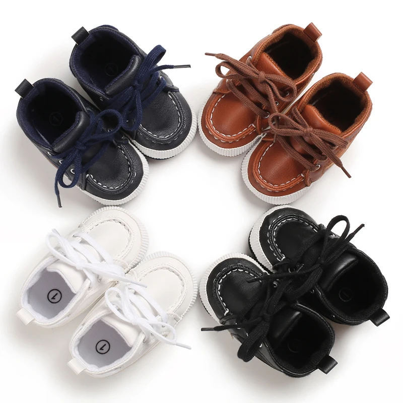 

Pudcoco Baby Casual Shoes Toddler Newborn Leather Soft Crib Sole Baby Kids Girls Boys Fashion PU Solid Casual Shoes