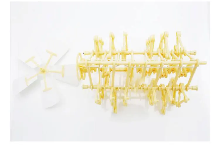 Новые творческие головоломки ходьба 3D DIY сборка strandbeest мощная модель ветросиловой комплекты ходунков робот игрушки Дети Мальчики Подарки