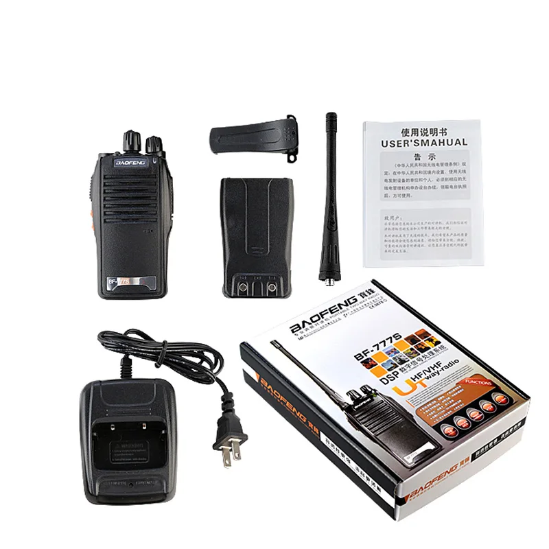 Original baofeng 777S  long distance walkie  talkie range portable radio flashlight radio communication walk talkie
