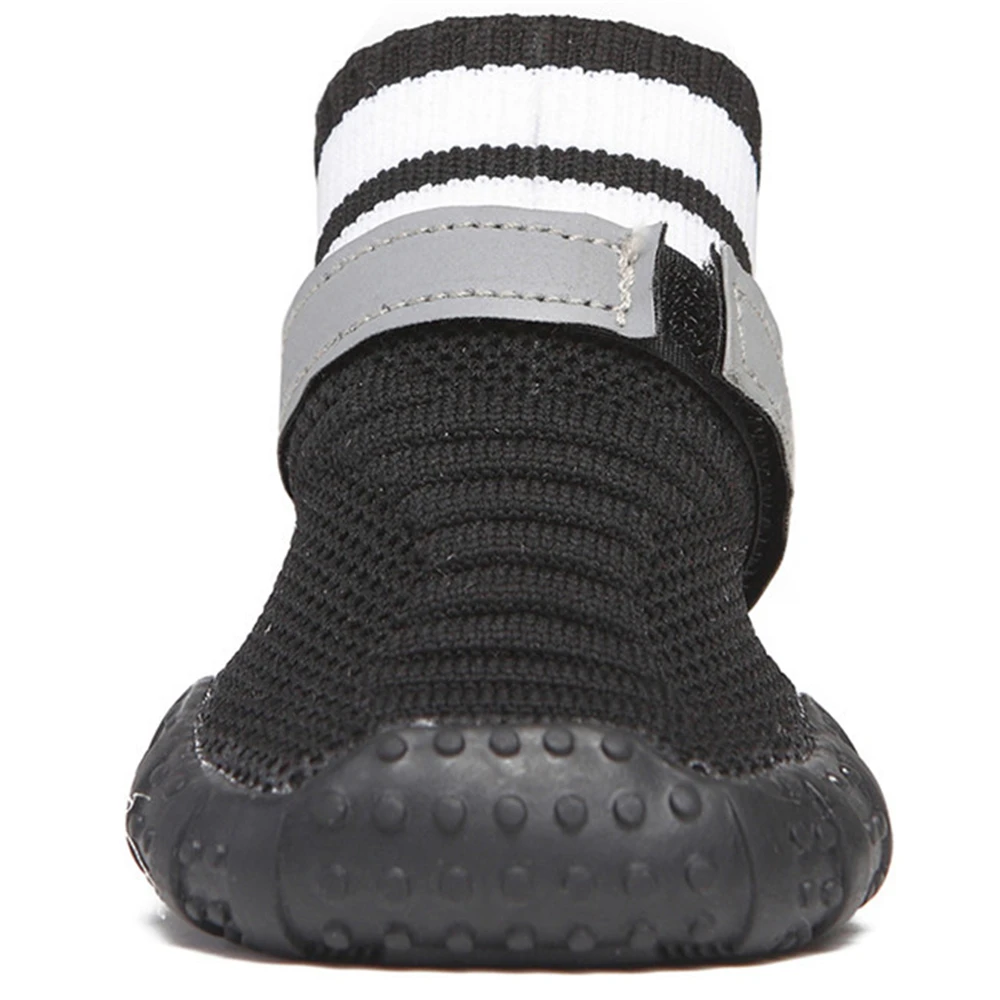 Зимняя обувь для собак регулируемая застежка липучка нескользящая молния