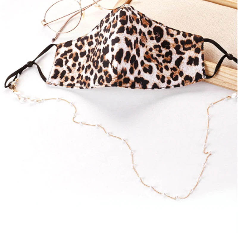 Цепочка для очков женская с жемчужинами модный металлический шнур в стиле ретро