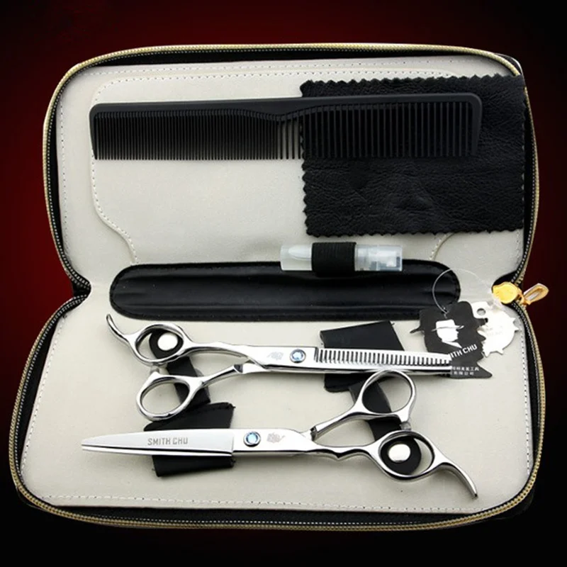 Профессиональные 6 дюймовые ножницы для волос SMITH CHU 440c японские стальные левой