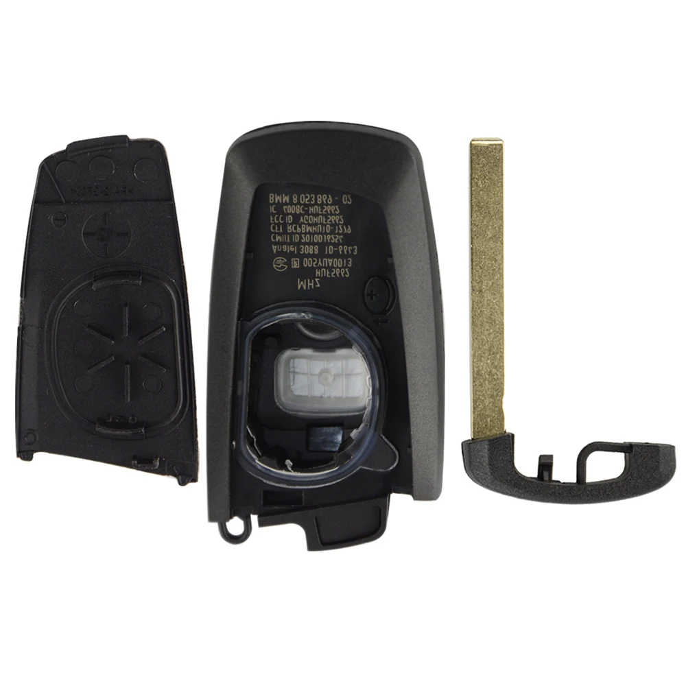 Okeytech 3 кнопки дистанционный умный Автомобильный ключ оболочка для BMW CAS4 F 5 7 серия