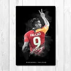 Новый футбольный игрок Radamel Falcao, искусство, Настенный декор, жестяной знак, винтажный стиль, вывеска для гаража Bar Club, кафе-гараж Farm, Декор