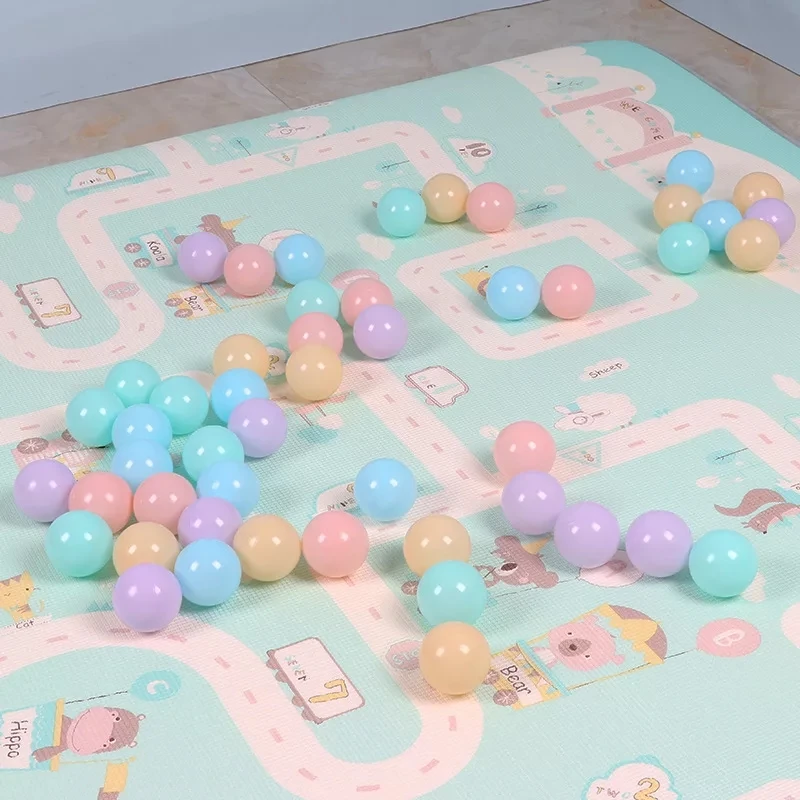 50/100 шт. экологически чистые разноцветные шарики мягкие пластиковые для океана