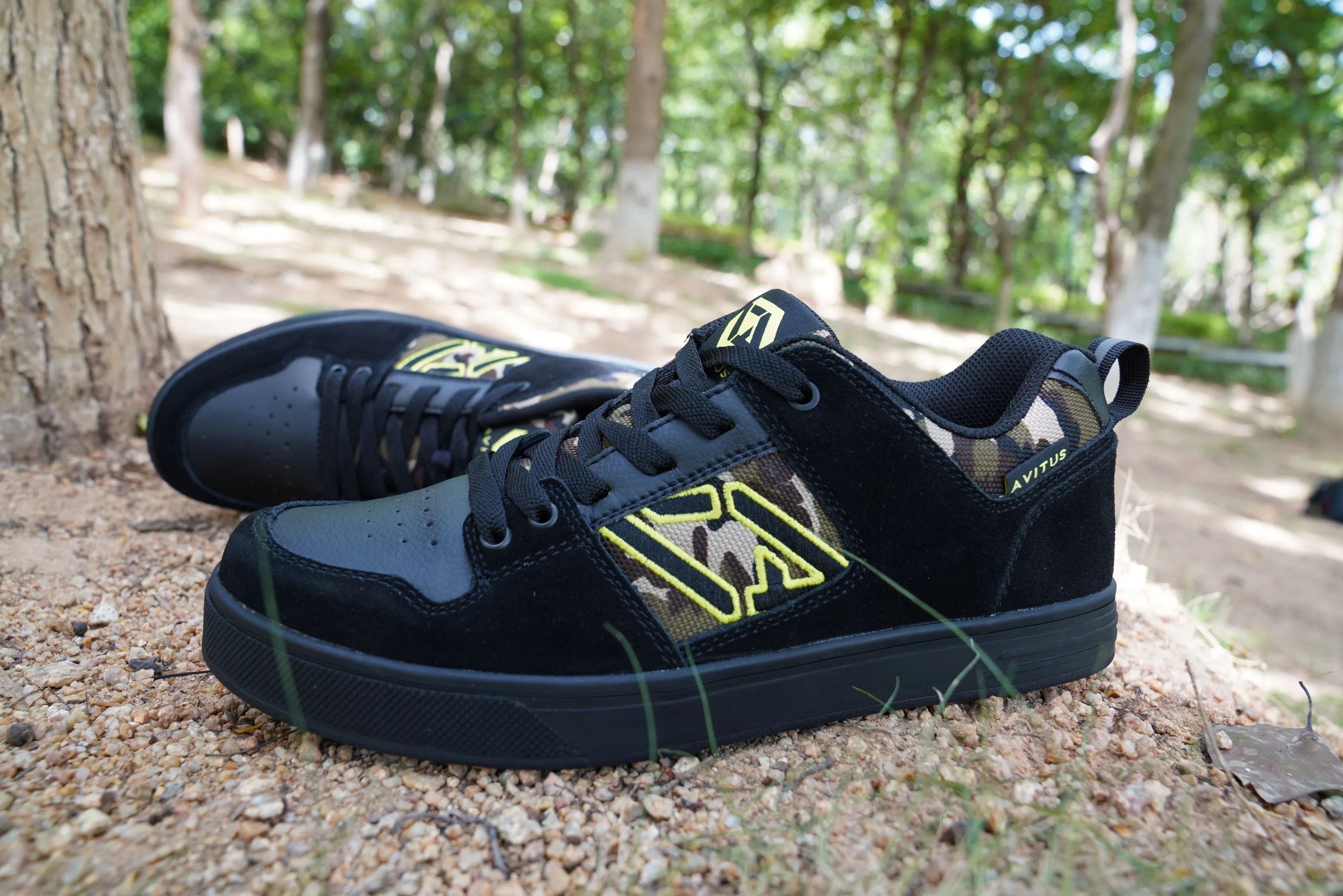 Мужские кроссовки на плоской подошве для езды горном велосипеде|Обувь