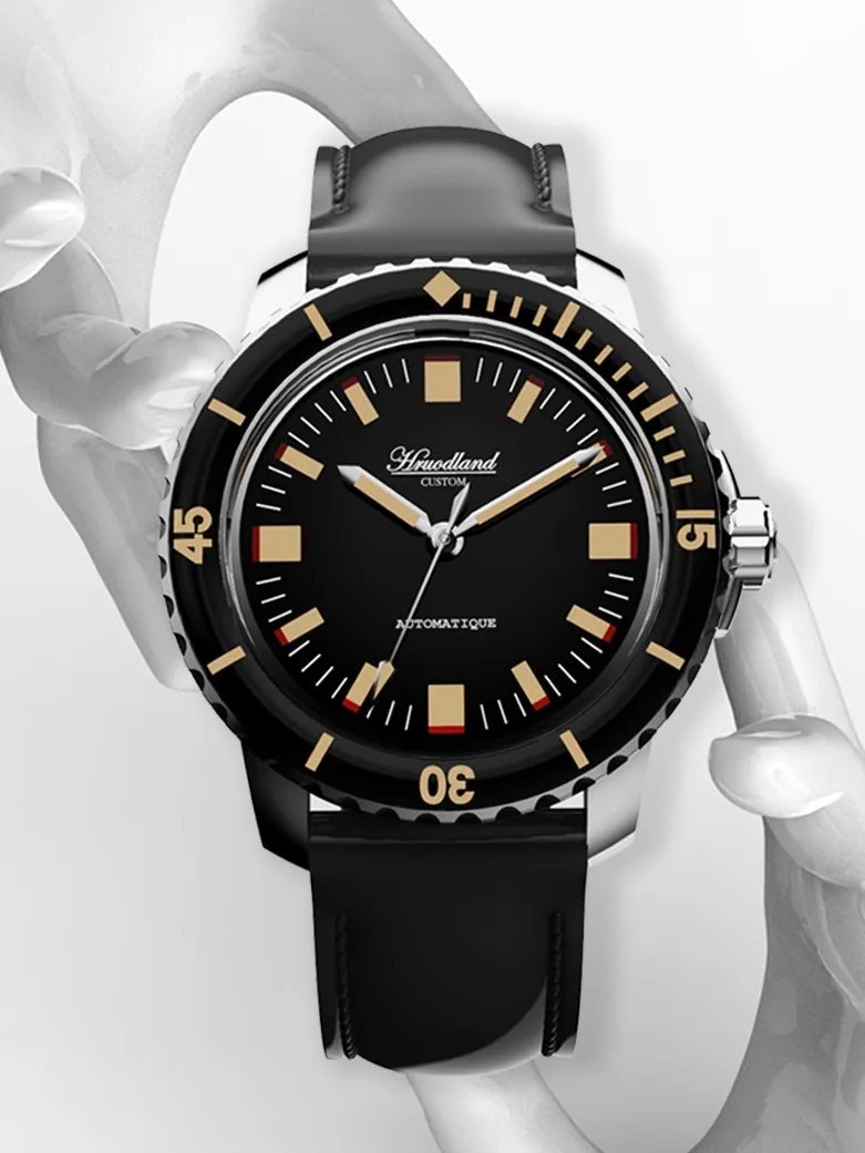 

Hruodland Pike Mens Automatic Mechanical Watch Stainless Sapphire Crystal C3 Luminous 20ATM Water Resistant Sport Diver Watches