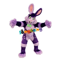 easter long furry purple rabbit mascot high quality handmade costume set cosplay partypascua de resurrecci%c3%b3n