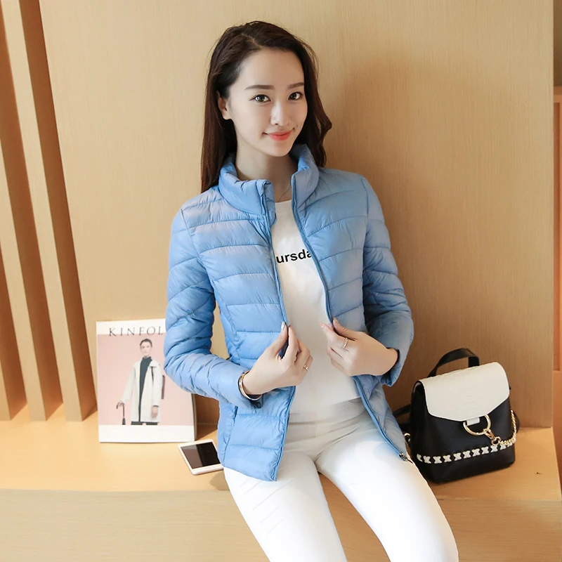 2019 новый бренд 90% белый утиный пух куртка для женщин Осень зима теплое пальто