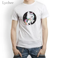 lychee harajuku unicorn animal print men t shirts hipster funny t shirt men summer casual street hip hop tee shirt male tops
