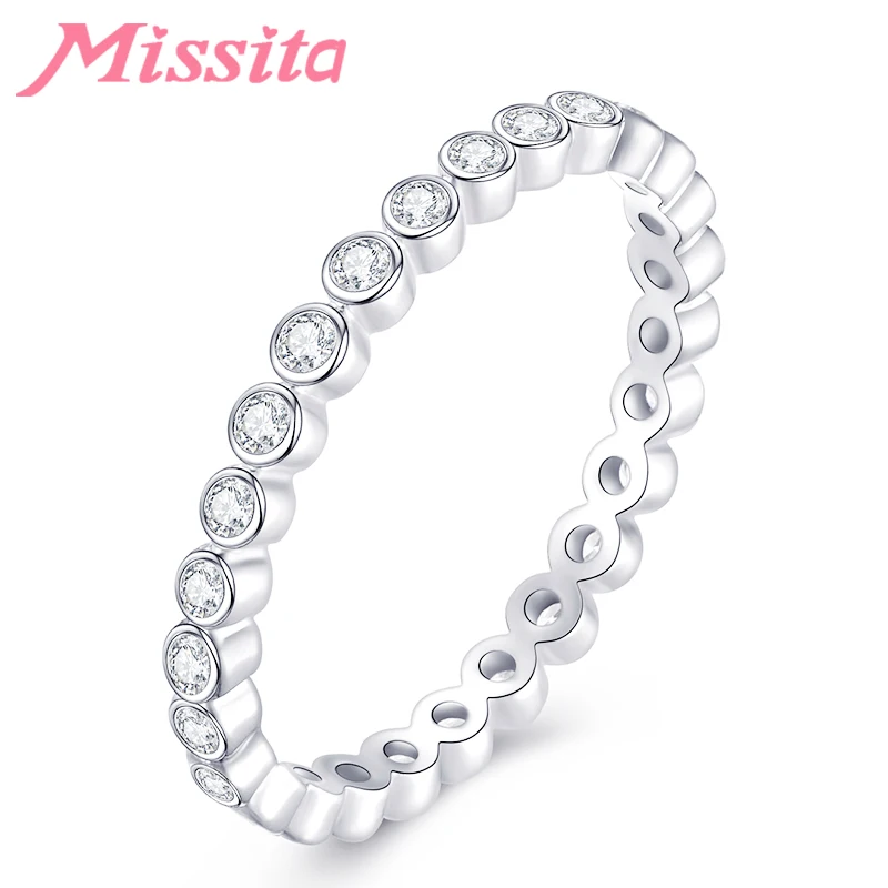 MISSITA 100% New Fashion Romantic Crystal Rings For Women Girls Gift Brand Jewelry Engagement anillos mujer | Украшения и