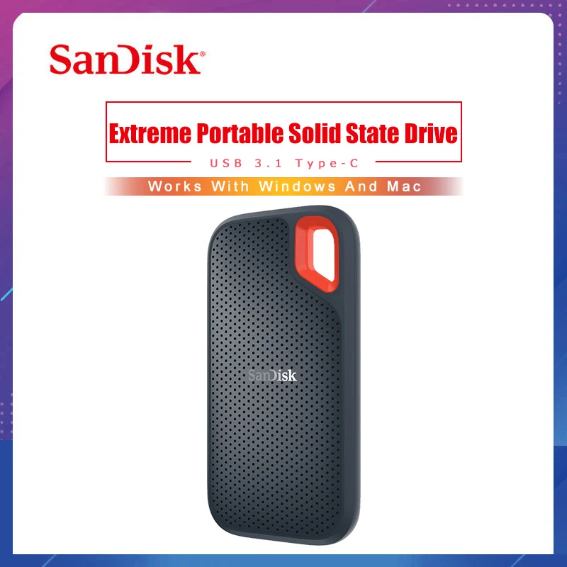 Ультрапортативный SSD накопитель SanDisk 1 ТБ 500 Гб 550 м внешний жесткий диск USB 3 HD 250 ГБ