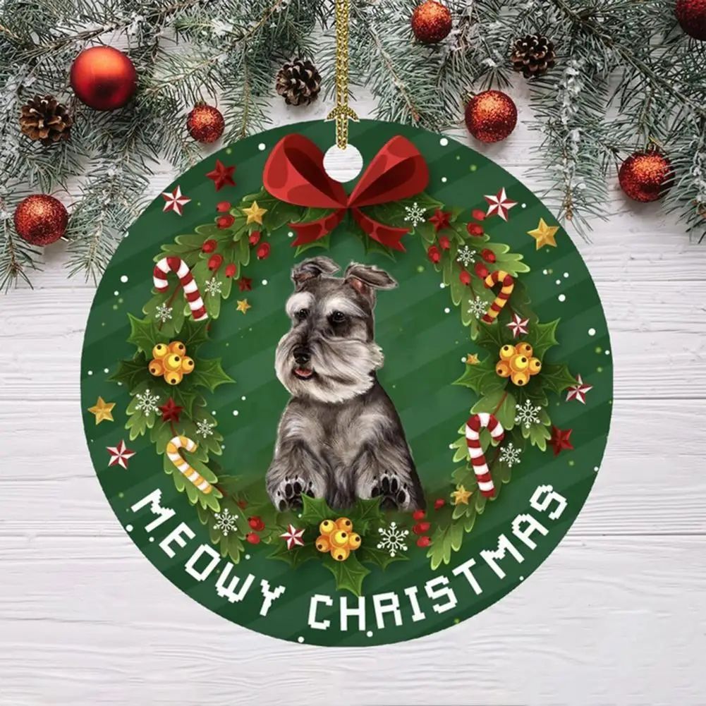 

Durable Fine Workmanship Multi-style Round Christmas Tree Decor Pendant Christmas Ornament Xmas Tree Tags