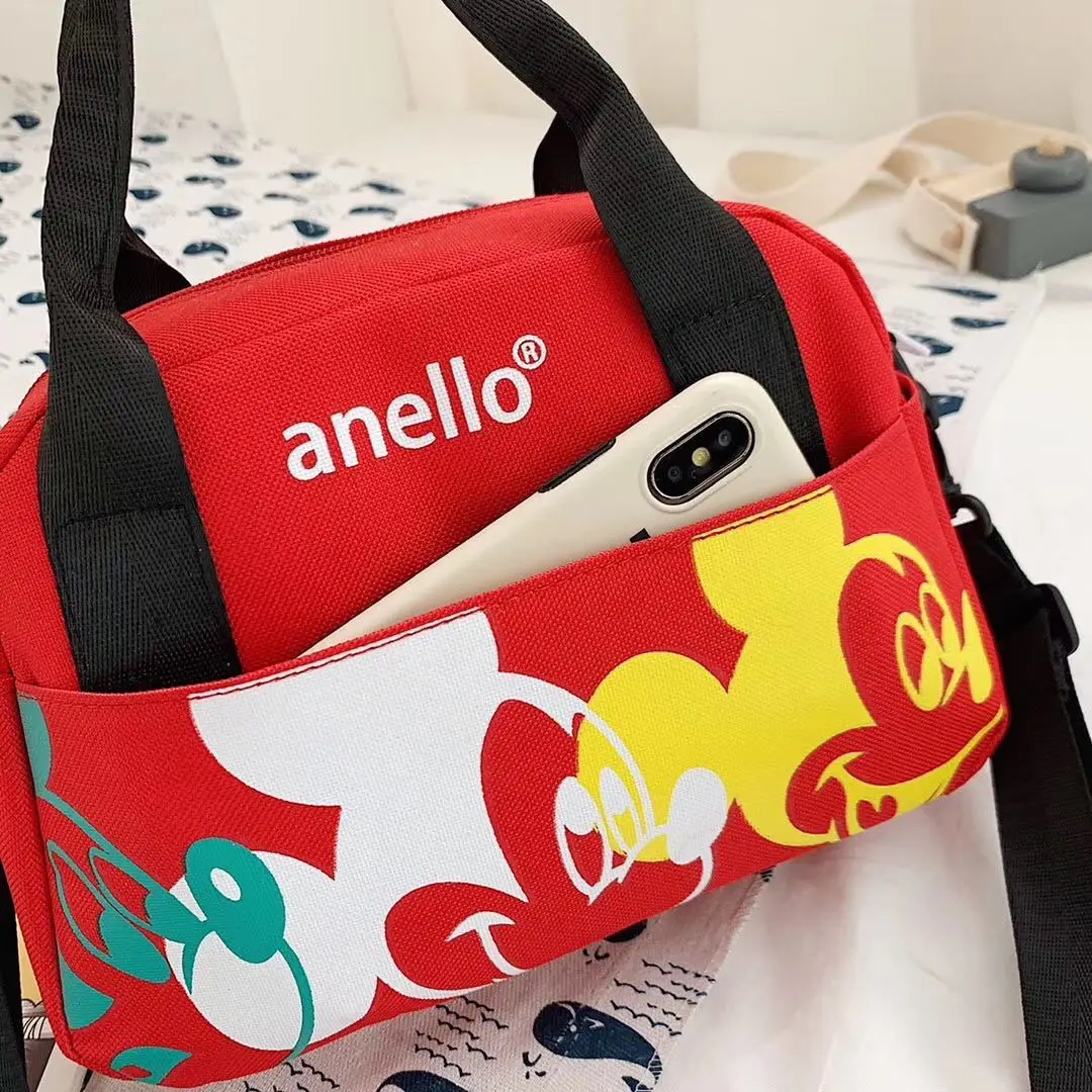 Новая Диагональная Сумка через плечо Disney с Микки-Маусом Портативная сумка из