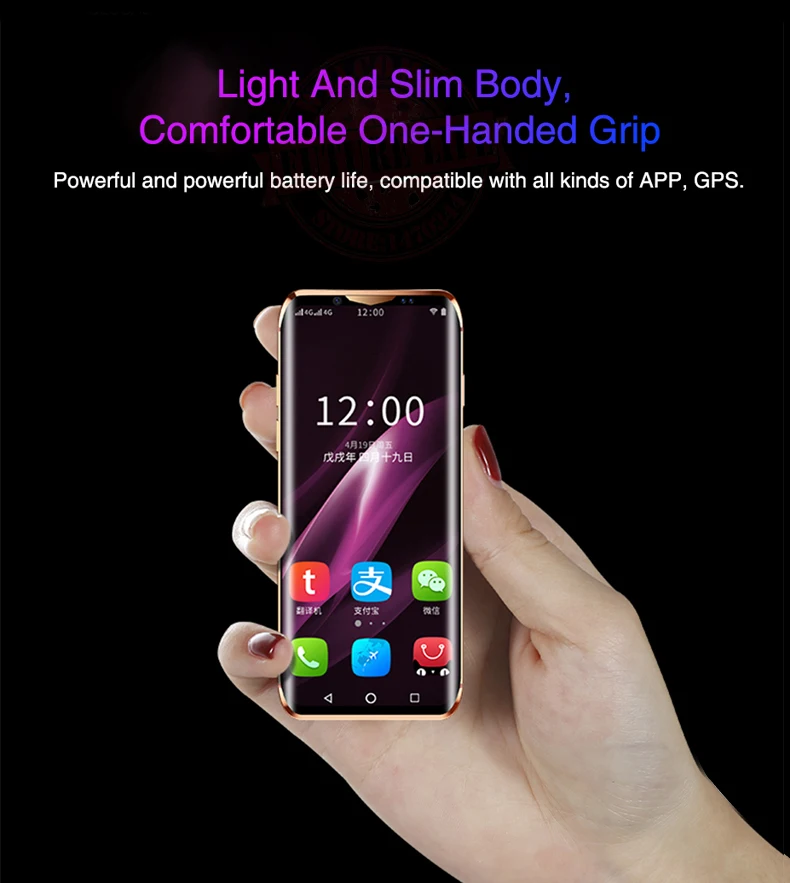 Anica K-Touch i10s mini 4G смартфон 3,5 дюймов 3 ГБ ОЗУ 32 ГБ/64 Гб ПЗУ Android 8,1 года с функцией Wi-Fi точки доступа, маленький кожаный мобильный телефон