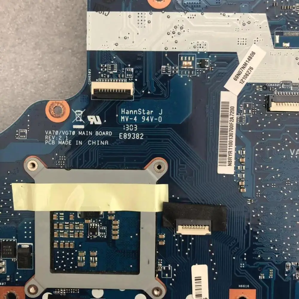 Для ноутбука Acer Aspire V3-771 V3-771G материнская плата для ПК NB. RYR11.001 NBRYR11001 VA70/VG70 E1-771