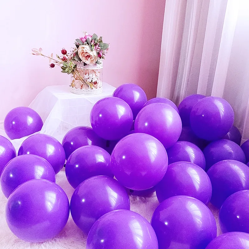 

20pcs 10 Inch 2.2g Matte Balloon Thickened Birthday Party Wedding Decoration Festival Activities Scene Decoration Supplies 007