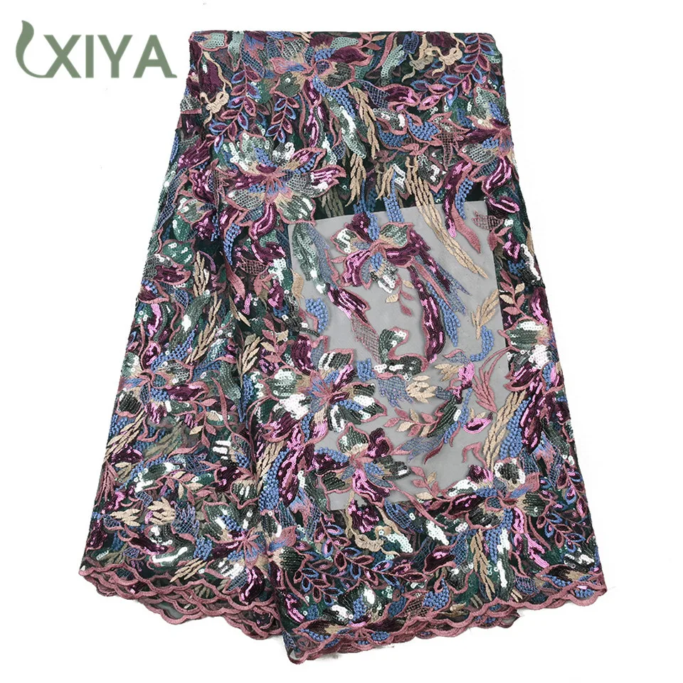 Вышивка африканская блестящая кружевная ткань 2020 высокое качество нигерийская