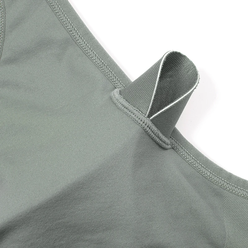 Wingslove Women Sport Bra Ziper Front Fitness Running Vest Soft Cross Back Workout Bra Medium Support Bra