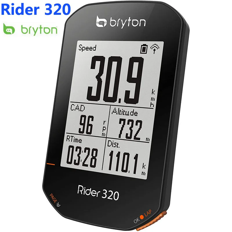 Велосипедный компьютер Bryton Rider 320 с GPS новая модель велосипедного компьютера 310