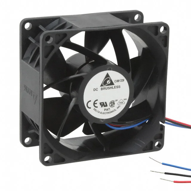 

Delta QFR0812UHE DC12V 1.70A 8CM 8038 4-wire DC Axial Flow Cooling Fan