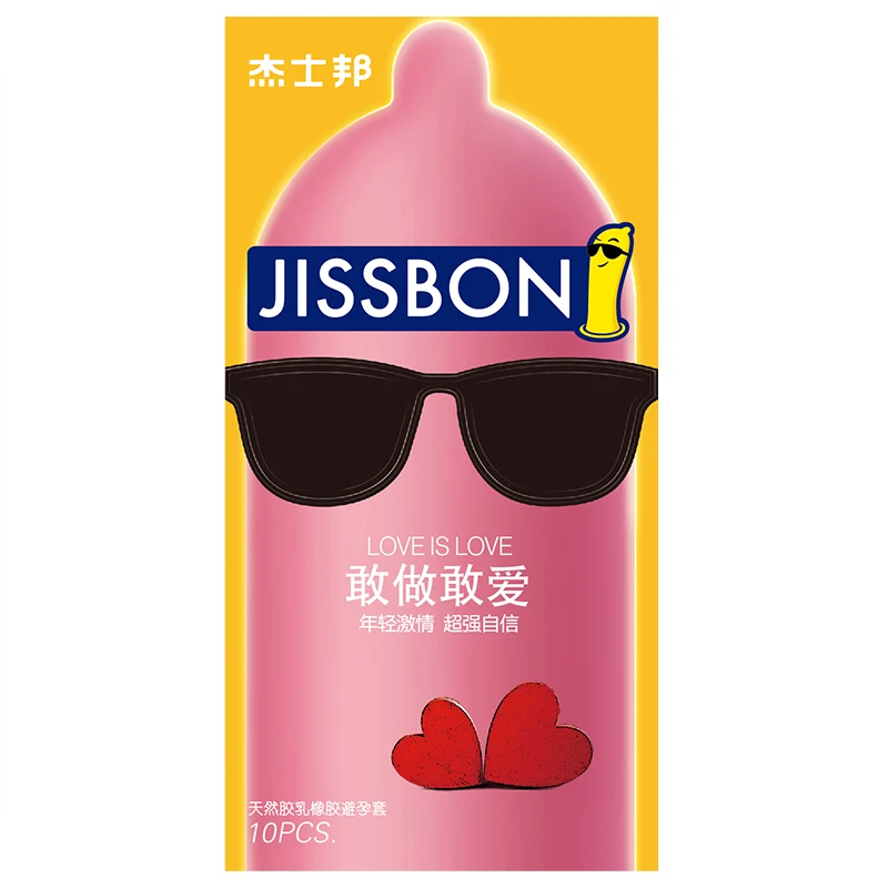 Набор презервативов Jissbon LOVE IS для мужчин 10 шт | Красота и здоровье