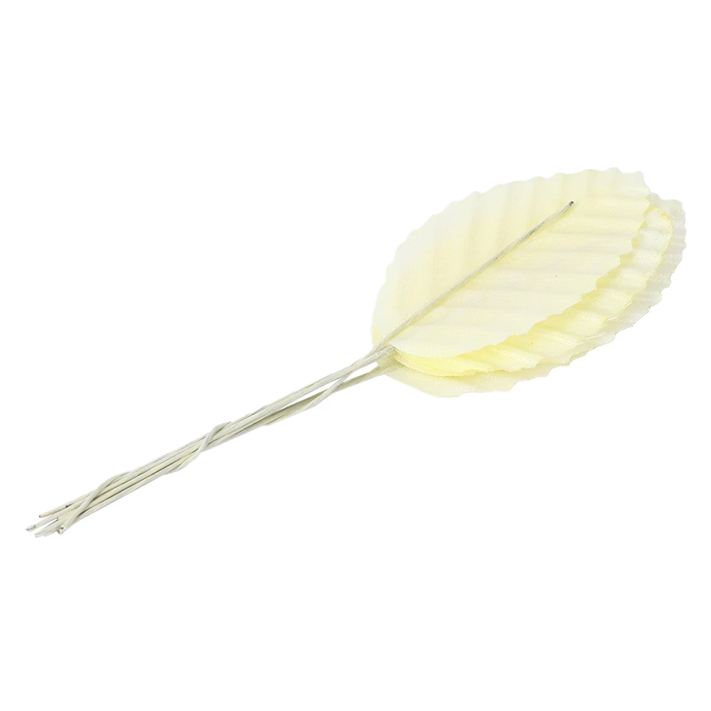 30 шт. мини нейлоновые шелковые листья в форме листа искусственные цветы для