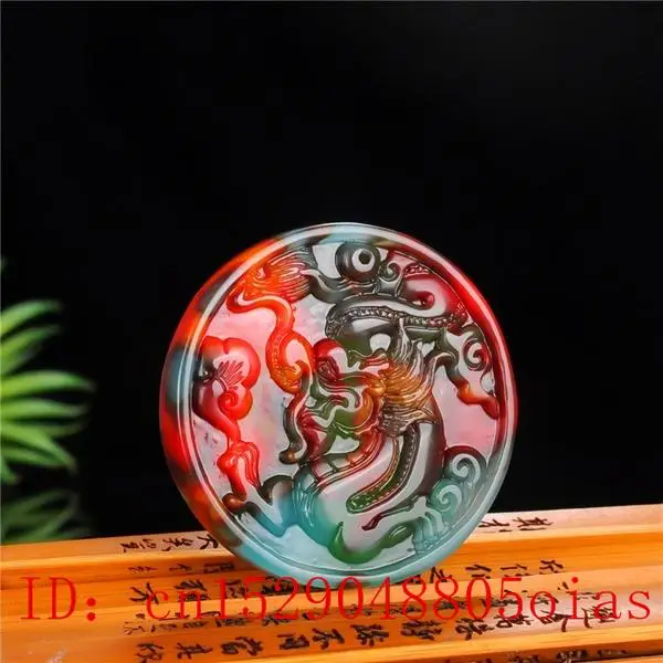 Натуральный Нефритовый камень Hetian подвеска в виде дракона ювелирные изделия из