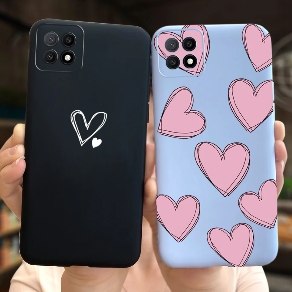 

Couple Phone Cases For Oppo A72 5G Case Oppo PDYM20 Lady Gift Cute Candy Cover For OppoA72 A 72 5G Soft Matte TPU Bumper Casing