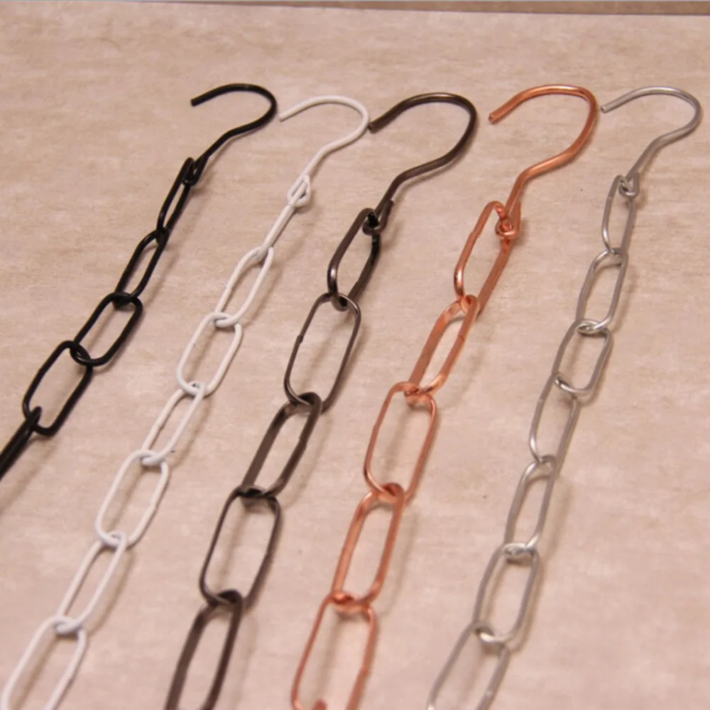 

Multiple Clothes Metal Hanging Chain With Hook Apparel Shop Multi Coat Hangers Display Rings Clothing Ropa Colgada