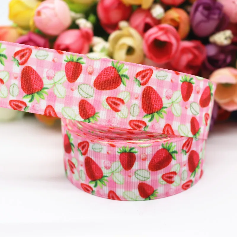 Ленты для волос с принтом цветов и животных 10 ярдов 1 дюйм 25 мм материалы ручной