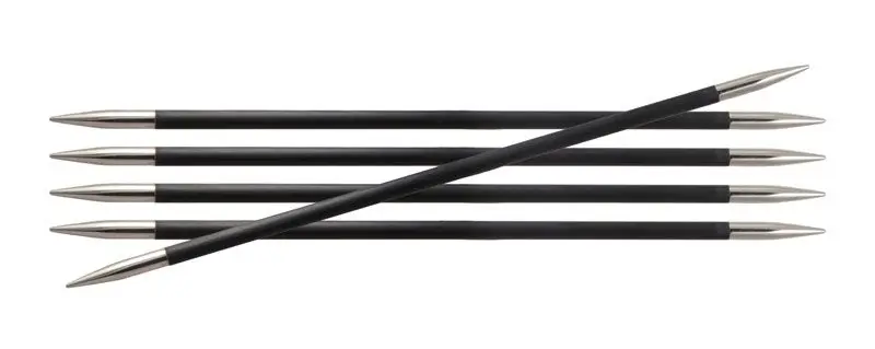 Спицы чулочные Karbonez 3 75мм/20см карбон черный 5шт в упаковке KnitPro 41131 - купить по