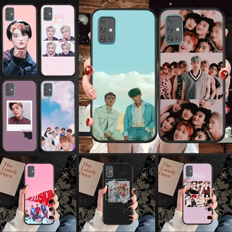 

KPOP ATEEZ Phone Case For Samsung S7 S8 S9 S10 S20 S21 S30 Plus Ultra TPU Cover