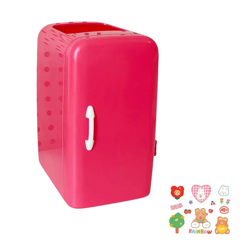 

Держатель для ручек/карандашей и держатель для кистей для макияжа в симпатичном холодильнике креативный Настольный органайзер аккуратный ...