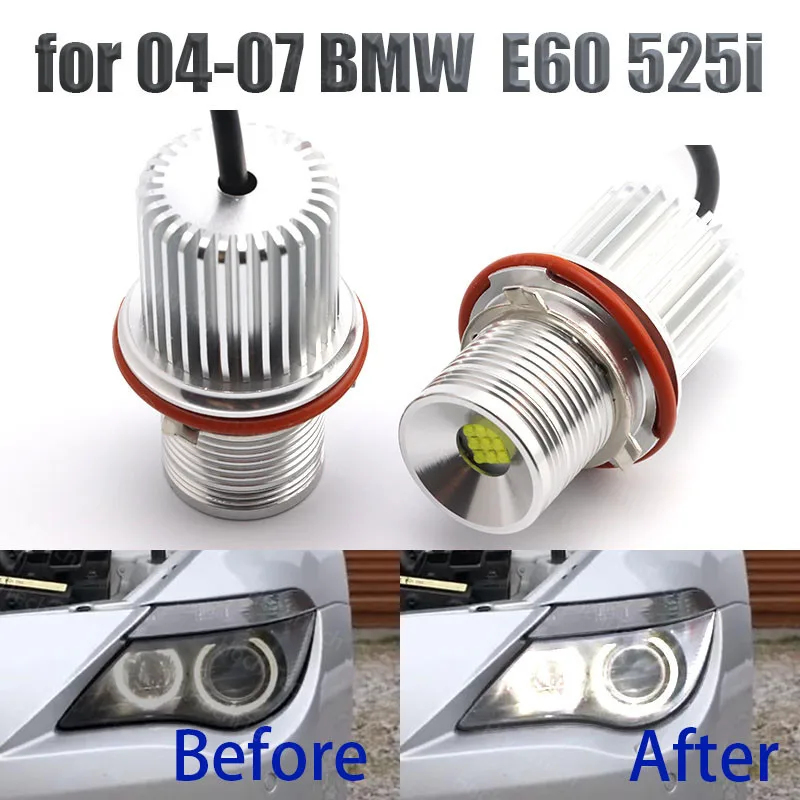 

90W Super Bright White LED Angel Eyes LED Marker Halo Ring Light for 04-07 BMW 5-series E60 525i 525xi 530i 530xi 545i 550i