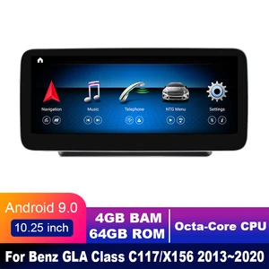 4G LTE 4GB+64GB Android display For Mercedes Benz GLA Class C117/X156 2013~2020 10.25