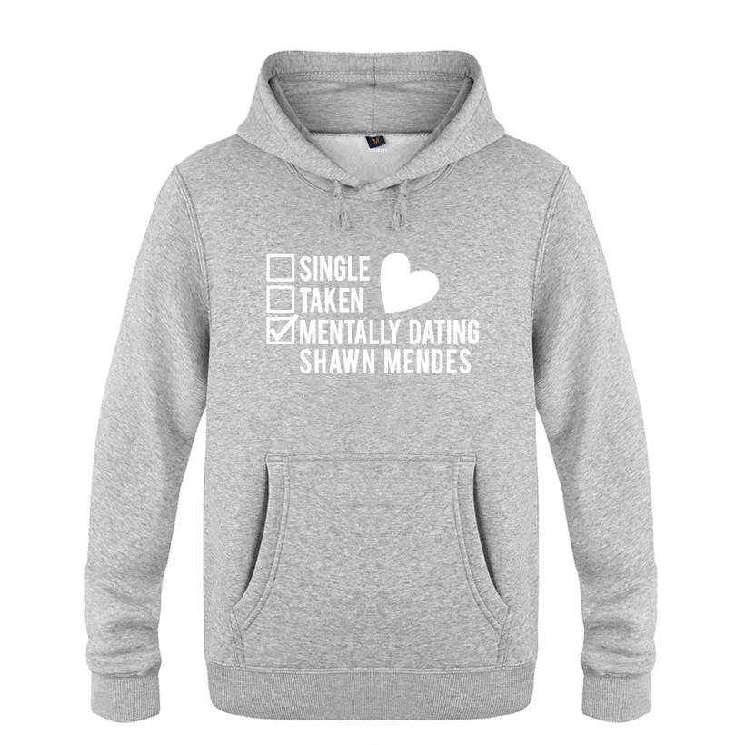 Синглом Для мужчин бирки для свиданий Шон Мендес свитер с капюшоном женщин