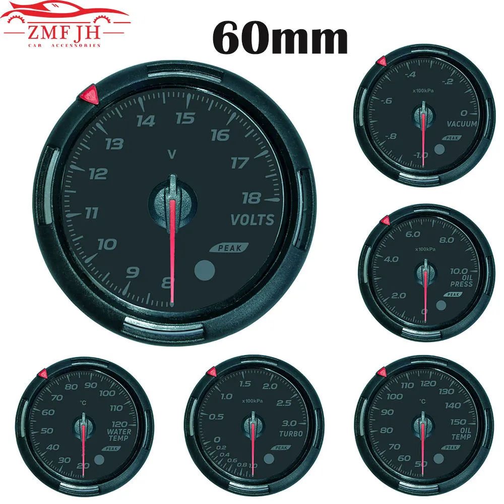 Универсальный автомобильный манометр для гонок 60 мм датчик температуры воды