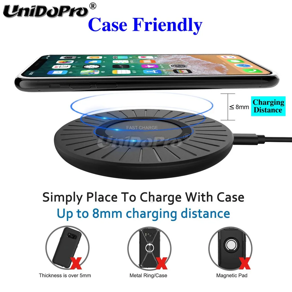 Быстрое беспроводное зарядное устройство для Elephone E10 / PX Pro A6 Max U P9000 Qi Беспроводная