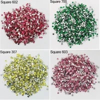 crystal stone square drills for diy diamond painting cross stitch embroidery rhinestones colorful mosaic stone crystal decor 5d
