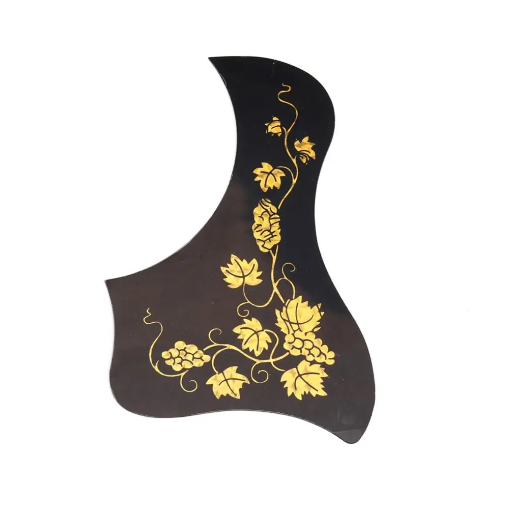 Gold Grape Рисунок Феникса дракона Акустическая Гитара медиатор guard pick Guard стикер черный гитарный медиатор Защита от царапин пластина гитара Защитная Наклейка - Цвет: Gold Grape